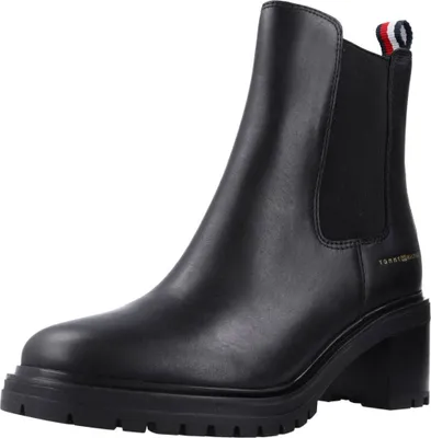 Produktbild von TOMMY HILFIGERESSENTIAL MIDHEEL LEATHESchwarz
