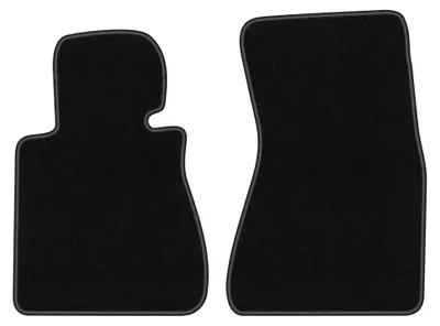 Obrázok produktu pre Predné velúrové koberce pre: BMW 7 E65 2001-2008 (sedan) – 2 ks, čierne, na mieru – Wielganizator BASIC