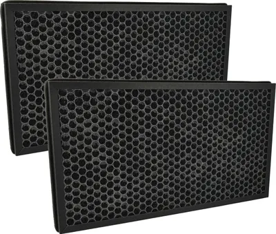 Produktbild von vhbw 2x Luftilter kompatibel mit Boneco P340 Luftreiniger - Kombifilter HEPA (H12) + Aktivkohle