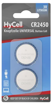 Productafbeelding van Ansmann CR2450, Knopcelbatterij (wegwerp), CR2450, Lithium, 3V, 2 stuks