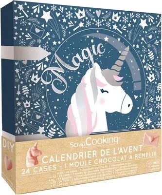 Immagine prodotto di Calendario dell'Avvento - Unicorno - Scrapcooking