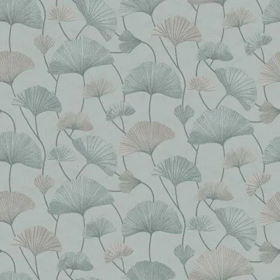 Immagine prodotto di Carta da parati Borastapeter foglie grigio blu - 660867 - 53 cm x 10,05 m