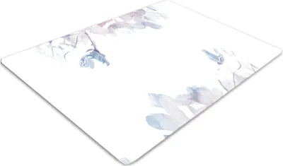 Produktbild von Stuhlunterlage Bürostuhlunterlage 120 cm x 90 cm Bodenmatte Bürostuhlunterlage - Pastellrosen.