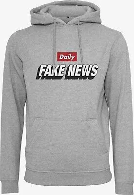 Produktbild von Mister Tee FAKE NEWS Hoodie Kapuzenpullover Pulli Pullover Grösse S