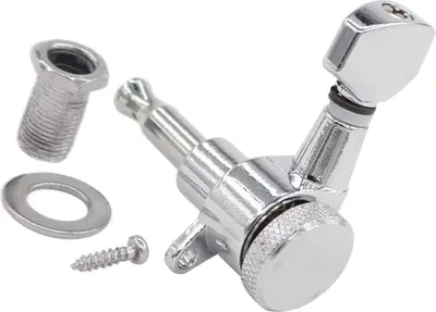 Image de Accordeur de guitare, Mécanismes de verrouillage, Mécanismes de verrouillage des cordes de guitare, 6 St��ck, Mécanismes de guitare électrique, Clé d'accord pour guitare électrique, Chevilles d'accord pour guitare électrique (3 Gauche 3 Droite)