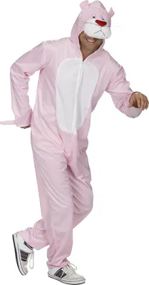 Produktbild von Pink Leoparden Overall mit Kapuze 54