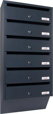 Produktbild von Profirst Briefkastenanlage Maildrop 6 anthrazit