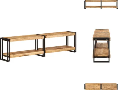 Immagine prodotto di mobile TV vidaXL 160x30x40 cm in legno massiccio di mango - Mobili TV