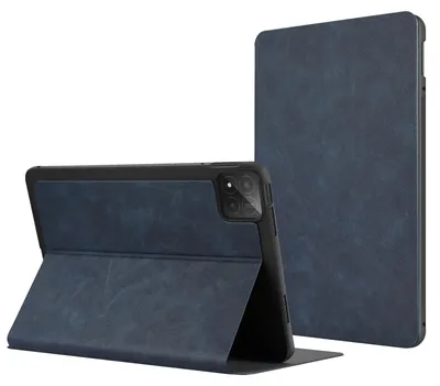 Produktbild von Avizar, Klappetui in Lederoptik mit Ständer für Xiaomi Pad 8 / Pad 8 Pro, Nachtblau