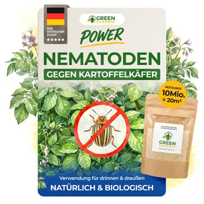 Produktbild von Green Guardia Nematoden gegen Kartoffelkäfer – 10 Mio. - Kartoffelkäfer bekämpfen, Mittel gegen Kartoffelkäfer, Kartoffelkäfer Larven bekämpfen