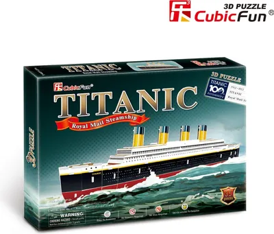 Produktbild von Titanic 3D-Puzzle, kleine Größe, Spaß für alle Altersgruppen