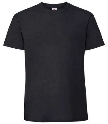 Produktbild von Fruit of the Loom - "Iconic 195 Premium" T-Shirt für Herren FK2657 (XL) (Schwarz)