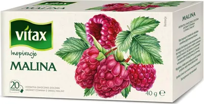 Zdjęcie produktu dla Herbata Vitax Inspiracje Malina 20 torebek x 2g