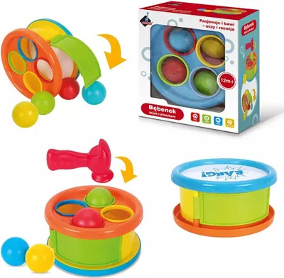 Image de Toy Drum - Bumper Avec Boules Askato