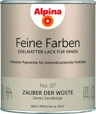 Produktbild von Alpina Feine Farben Lack No. 07 Zauber der Wüste edelmatt 750 ml