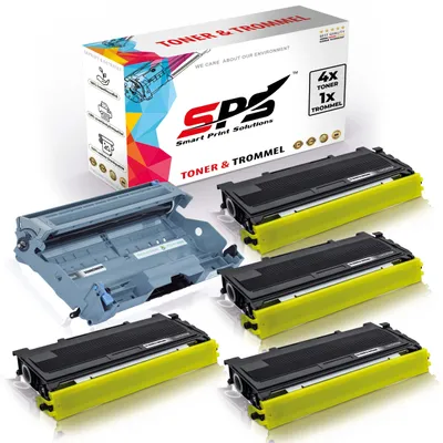 Produktbild von 4X TN2000 Toner Schwarz + 1x DR2000 Trommel kompatibel für Brother MFC-7820 Brother DR2000 Brother TN2000 MFC-7220 MFC-7220N MFC-7225 MFC-7225N MFC-7420 MFC-7420N MFC-7820 MFC-7820N