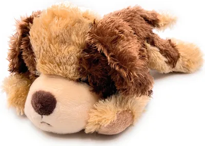 Image de Onwomania Peluche Peluche chien chiot quadrupède chien longueur 21 cm brun