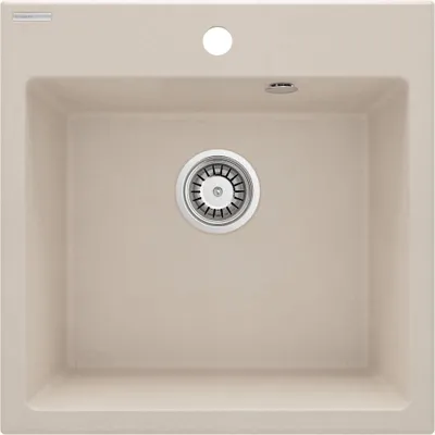 Zdjęcie produktu dla Deante - Zlewozmywak granitowy EVORA 1-komorowy 50x50 cm beż