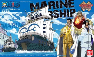 Produktbild von BANDAI BAN2203040 Grand Ship Collection: The Navy Warship One Piece
