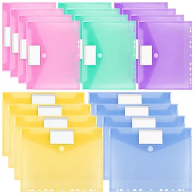 Image de 20 pochettes perforées A4 pour l'archivage de documents