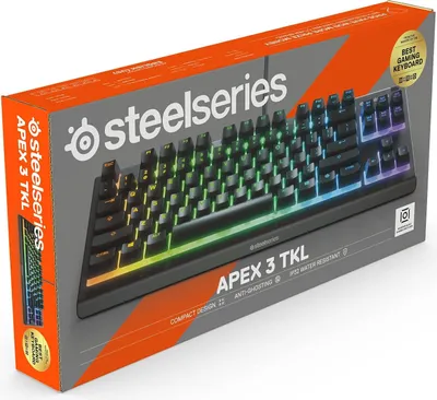 Produktbild von Steelseries Apex 3 TKL, Farbe:Schwarz