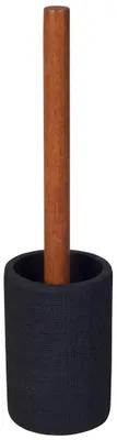 Zdjęcie produktu dla Stojąca szczotka toaletowa CRAFT, akacja/czarny