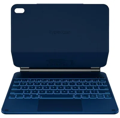 Image de Étui Typecase Edge avec clavier pour iPad 11" (A16) 2025 / iPad 10,9" 2022, bleu Pacifique