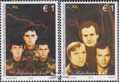 Produktbild von Briefmarken Kosovo 2012 Mi 213-214 (kompl.Ausg.) gestempelt Freiheitskämpfer