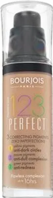 Image de Bourjois 123 Perfect Foundation maquillage liquide contre les imperfections de la peau 54 Beige 30 ml