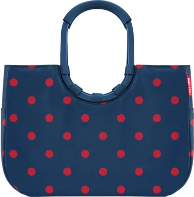Obrázek produktu pro reisenthel nákupní taška Loopshopper L - mixed dots red - modrá stylová taška - Taška přes rameno košík - mixed dots red