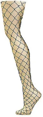 Produktbild von K84250749-1-L-XL schwarz Damen Netzstrumpfhose Punkerkleid Gr.L-XL