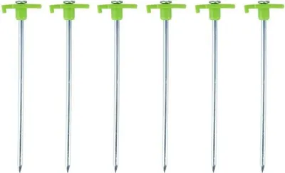 Obrázok produktu pre Stanové kolíky CAMP ACTIVE 20 cm - 6 kusov - Kov a plast - Robustné a univerzálne