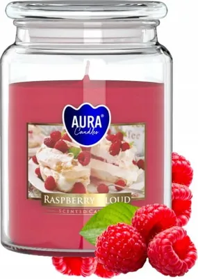 Image de Bougie dans un verre DESSERT À LA FRAMBOISE 500 g