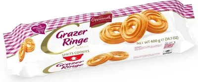 Produktbild von Coppenrath Classic Grazer Ringe Gebäck 400g (MHD: 06.08.2024)