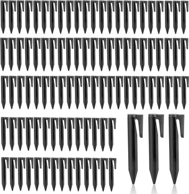 Image de Kit de base pour tondeuse robot - 100 pièces, pour fil de clôture, accessoires de tonte