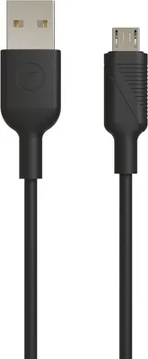 Immagine prodotto di Muvit, cavo Micro USB a USB 2.0 2.4A per la ricarica e la sincronizzazione 1,2 m, nero