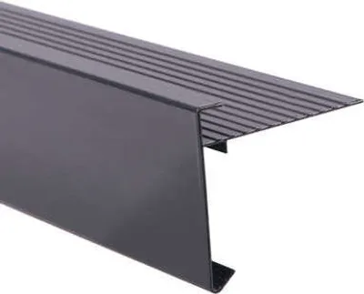 Immagine prodotto di Profilo bordo tetto alluminio antracite diritto 4,5 x 4,5 x 124,5 cm - al pezzo