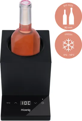 Produktbild von H.Koenig Weinkühler LVX26, Weißwein, Rotwein, Rosé, Champagner, bis zu 9 cm Durchmesser