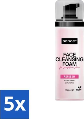 Produktbild von Sence - Empfindliche Haut - Gesichtsreiniger - Schaum - 150 ml - Vorteilspack - 5 Stücke