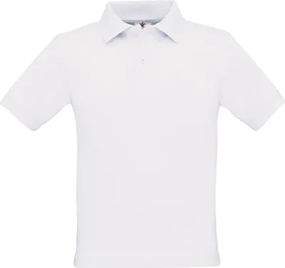 Produktbild von BCPK486 - B&C Kids´ Polo Safran White    5/6 (110/116)