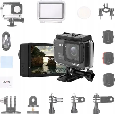 Zdjęcie produktu dla SJCAM, Kamera sportowa, SJ8 PRO, 4K WiFi 5G 60FPS, czarna