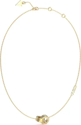 Obrázek produktu pro Dámský zlatý kruhový náhrdelník Guess 50 cm