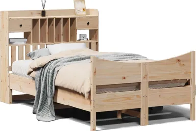 Immagine prodotto di Letto senza Materasso 135x190 cm in Legno Massello di Pino