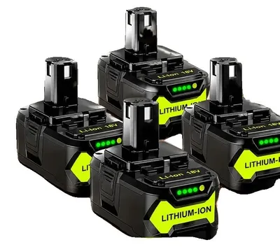 Productafbeelding van Lithium-ion batterij, 18V, 8000 mAh capaciteit, 4 stuks, 18V