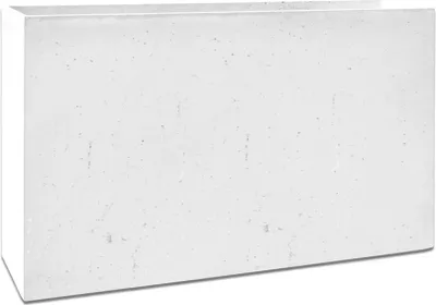 Zdjęcie produktu dla Donica Betonowa Zewnętrzna Na Dwór Z Otworami Zadora MURO XL 120x30x70 biały