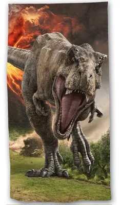 Productafbeelding van Jurassic World Strandlaken Vulkaan 70 x 140 cm