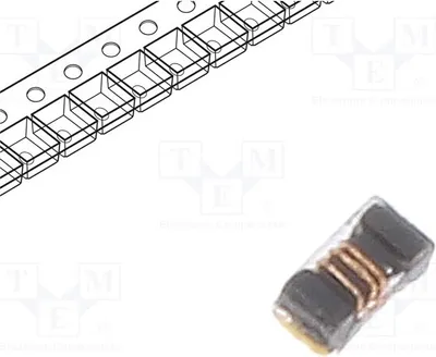 Produktbild von 1x Drossel: Draht -40÷85°C 0402 SMD 600mA 180nH 280mΩ 10% 0402F-R18K-08 Verschra