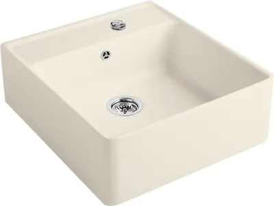 Produktbild von Naber Spülstein Einzelbecken. Spülstein, Keramik, ivory - Einbauspülen