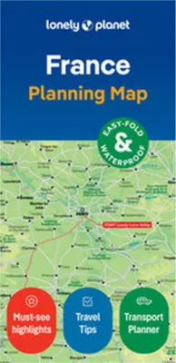 Immagine prodotto di Lonely Planet France Planning Map