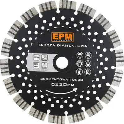 Obrázok produktu pre Tarcza Diamentowa Segmentowa Turbo Z Otworami Chłodzą. 230Mm